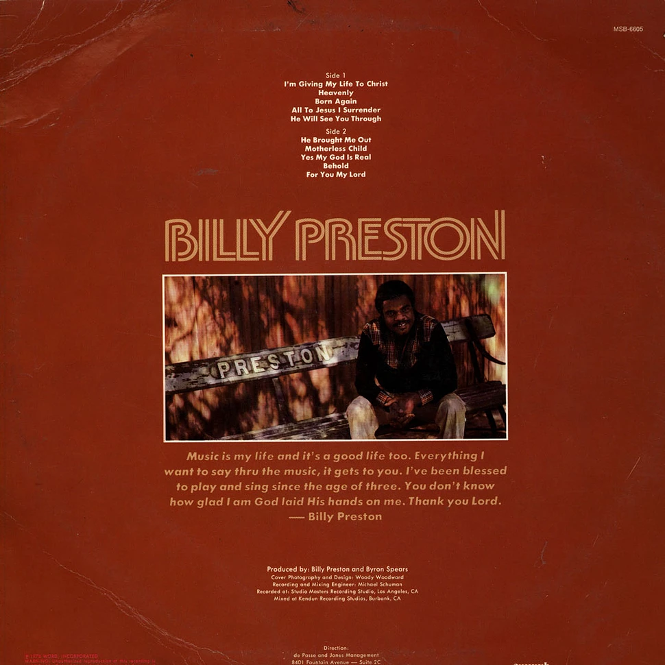 Billy Preston - Behold!