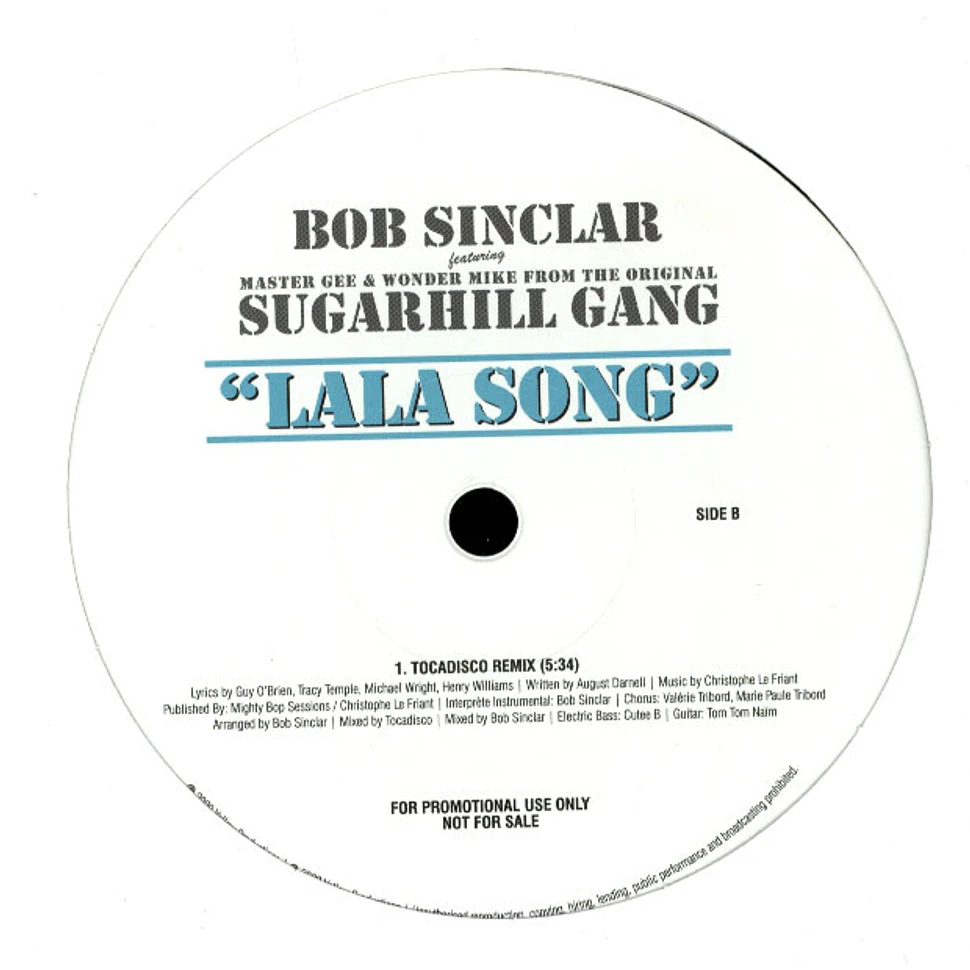 Bob Sinclar Featuring Master Gee & Wonder Mike - Lala Song