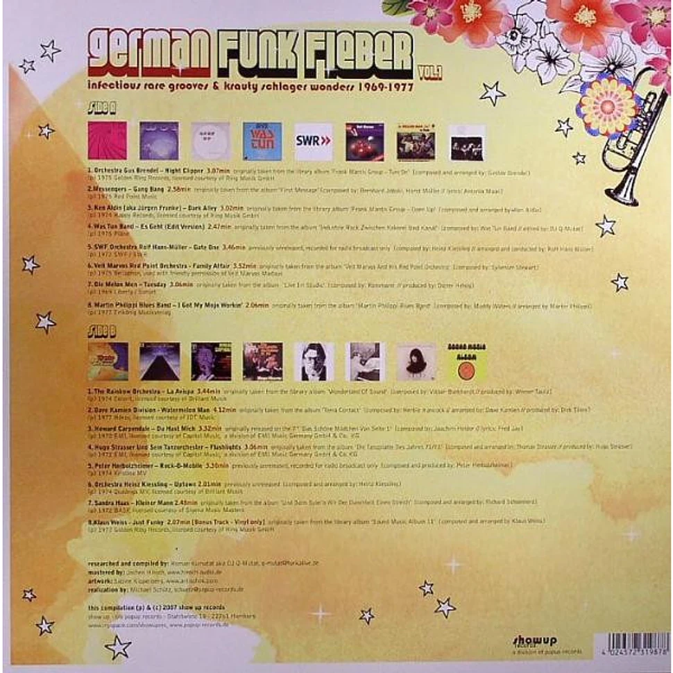 V.A. - German Funk Fieber Vol. 1 (Infectious Rare Grooves & Krauty Schlager Wonders 1969-1977)