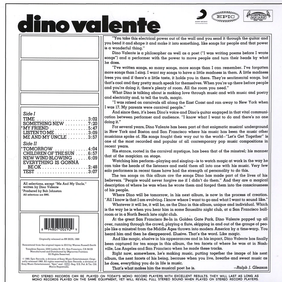 Dino Valenti - Dino Valente