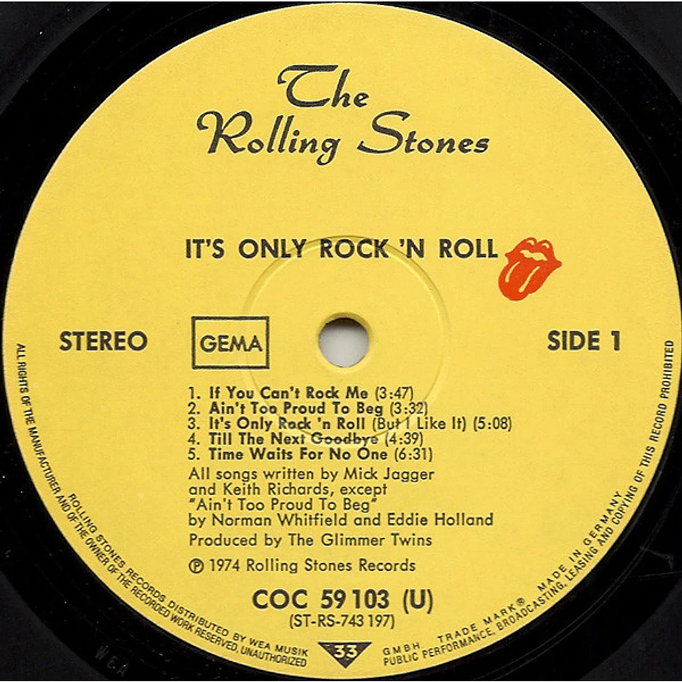 The Rolling Stones - It's Only Rock 'N Roll