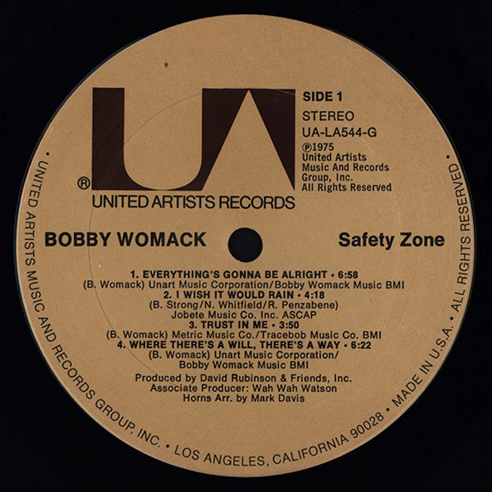Bobby Womack - Safety Zone