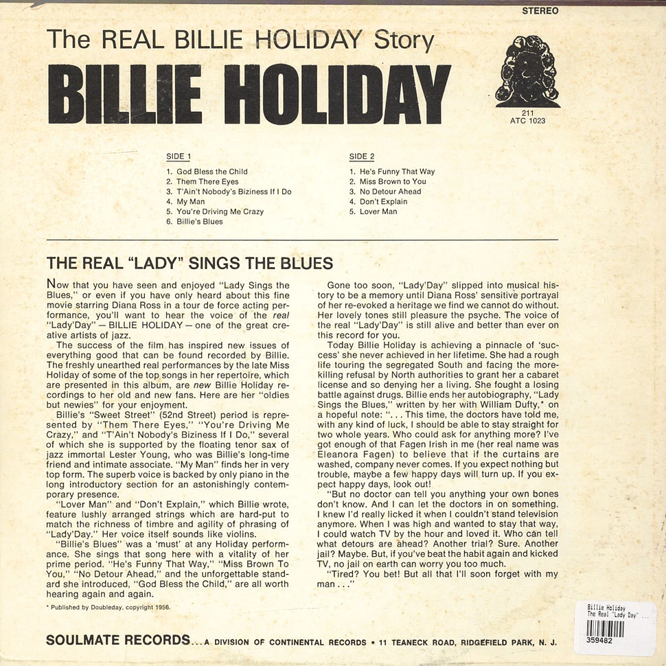 Billie Holiday - The Real "Lady Day" Sings The Blues