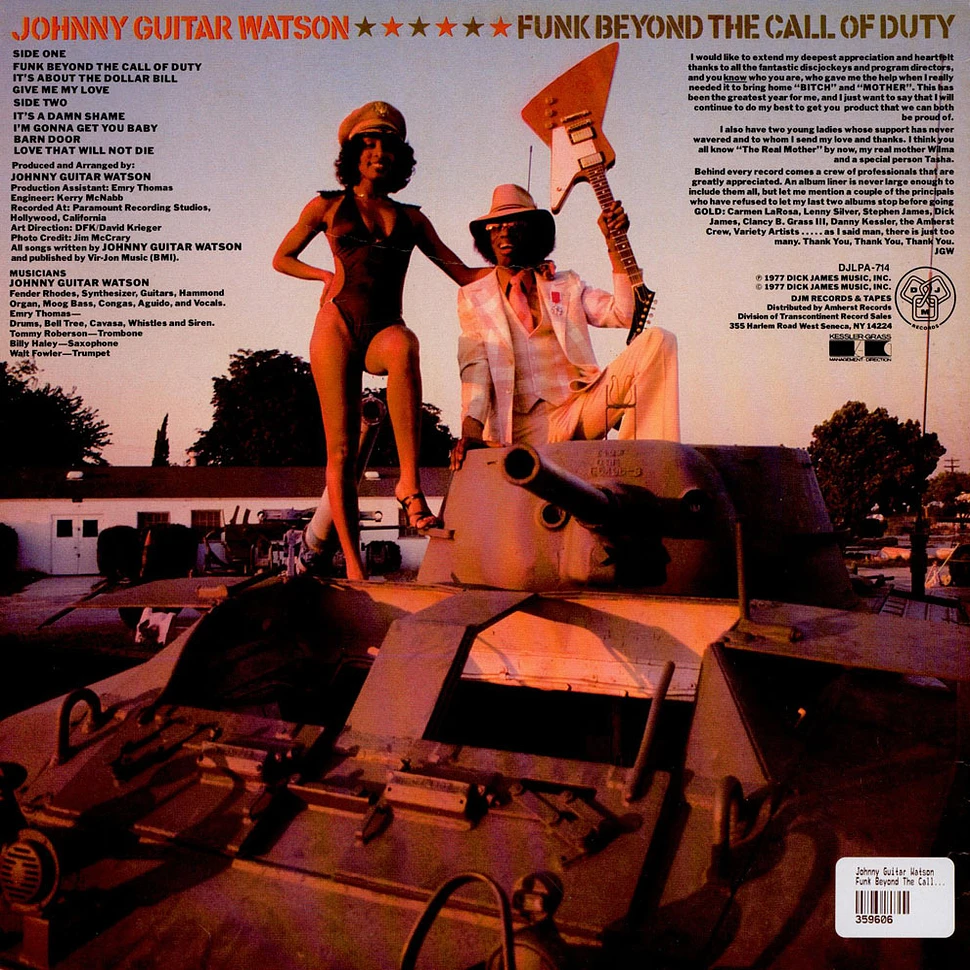 Johnny Guitar Watson - Funk Beyond The Call Of Duty