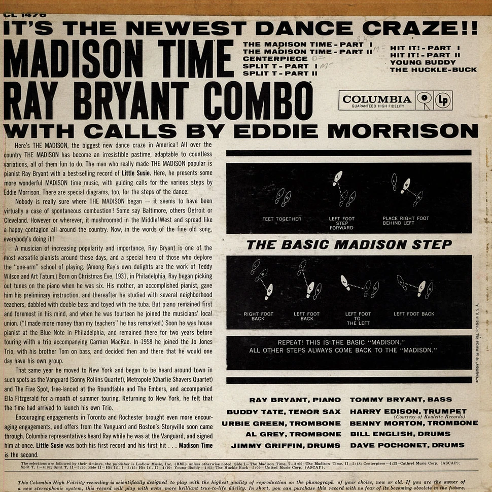 The Ray Bryant Combo - Madison Time