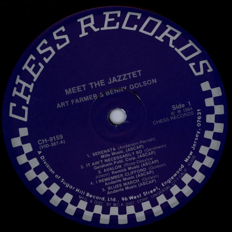 The Jazztet, Art Farmer, Benny Golson - Meet The Jazztet