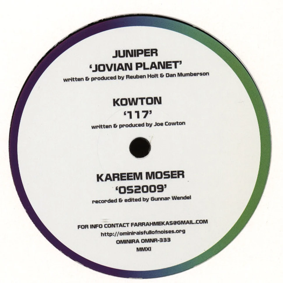 Kareem Moser, Juniper & Kowton - The Weekly Contract Events EP