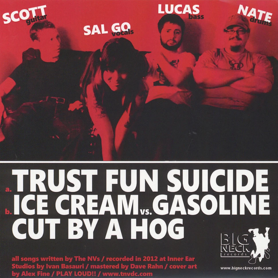 The NVs - Trust Fun Suice EP