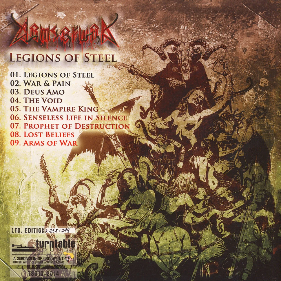 Arms Of War - Legions Of Steel