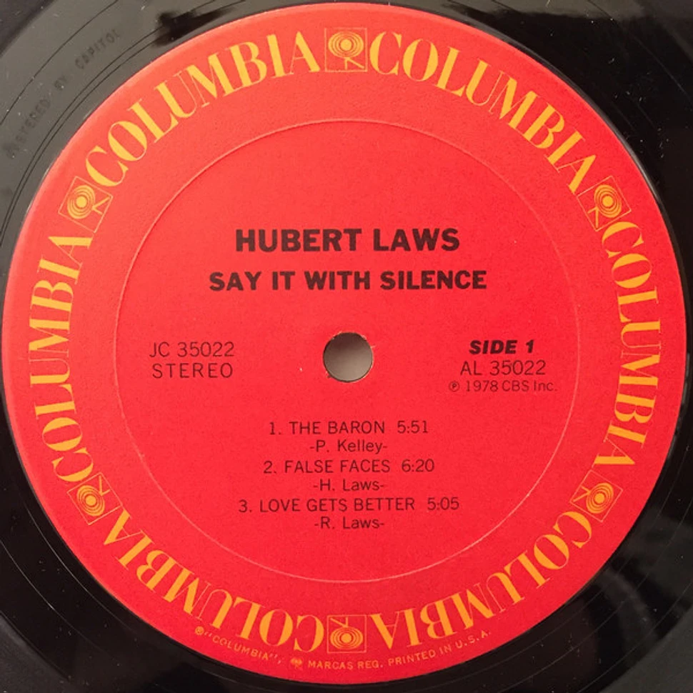 Hubert Laws - Say It With Silence