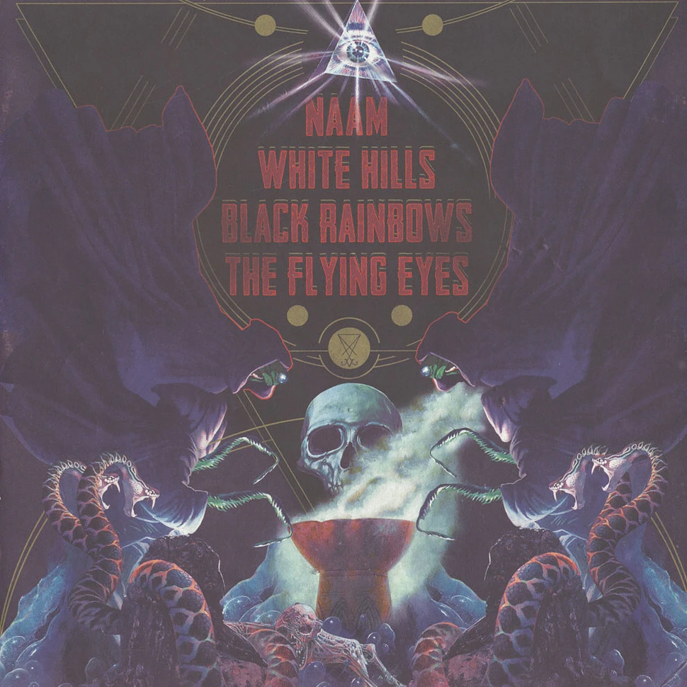 Naam / White Hills / Black Rainbows / The Flying Eyes - The 4 Bands Split Volume 1 Red Vinyl Edition