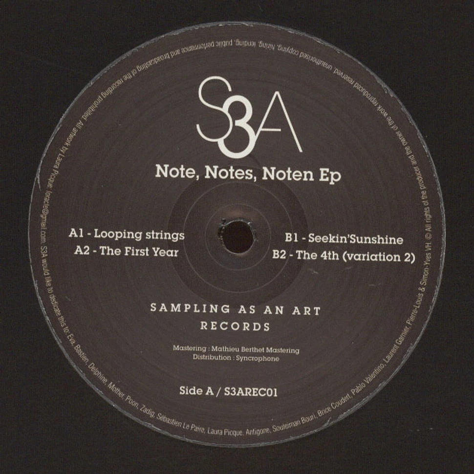 S3A - Note, Notes, Noten EP