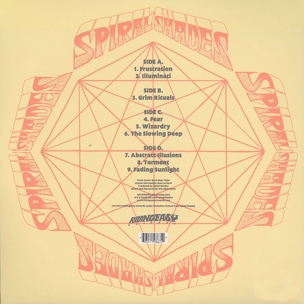 Spiral Shades - Hypnosis Sessions Colored Vinyl Edition