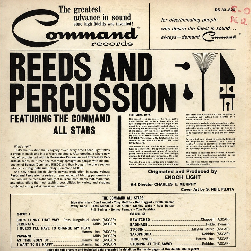 The Command All-Stars - Reeds And Percussion