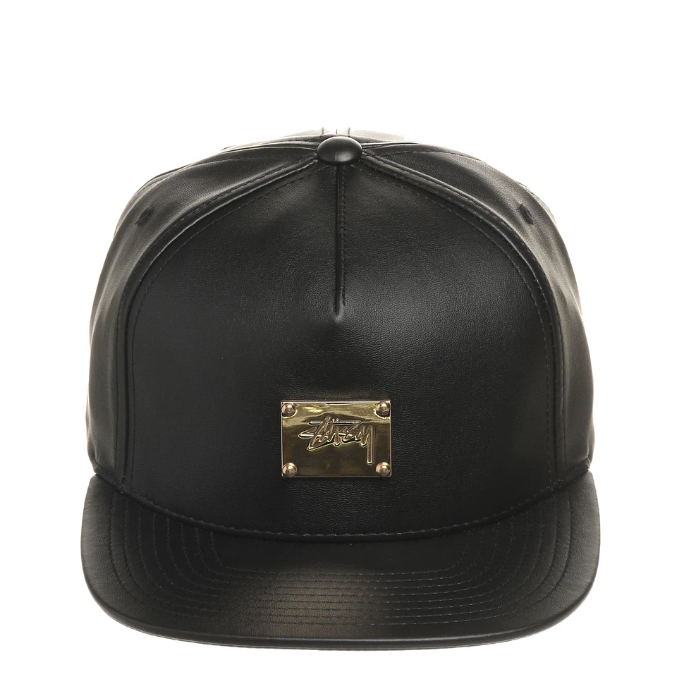 Stüssy - Lux Leather Snapback Cap
