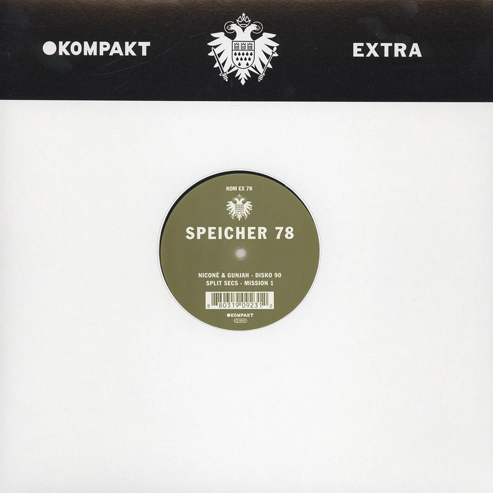 Niconé & Gunjah / Split Secs - Speicher 78