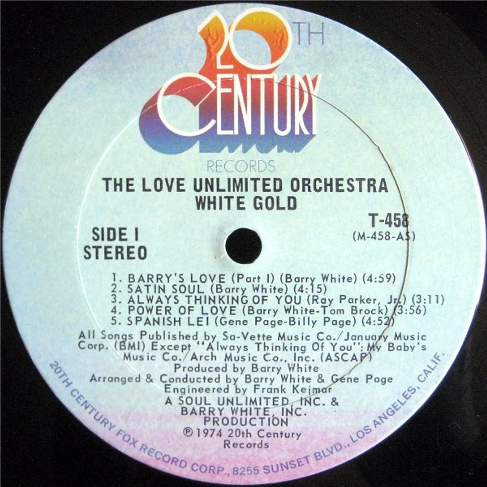 Love Unlimited Orchestra - White Gold