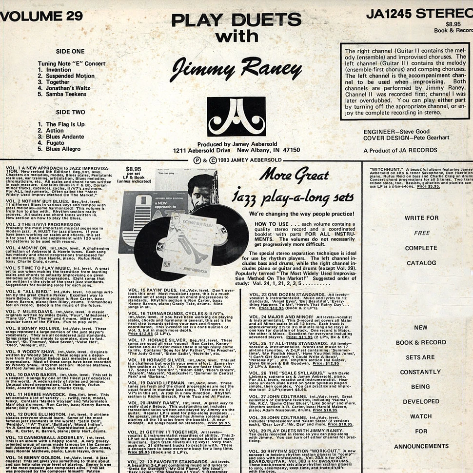 Jimmy Raney - Play Duets With Jimmy Raney