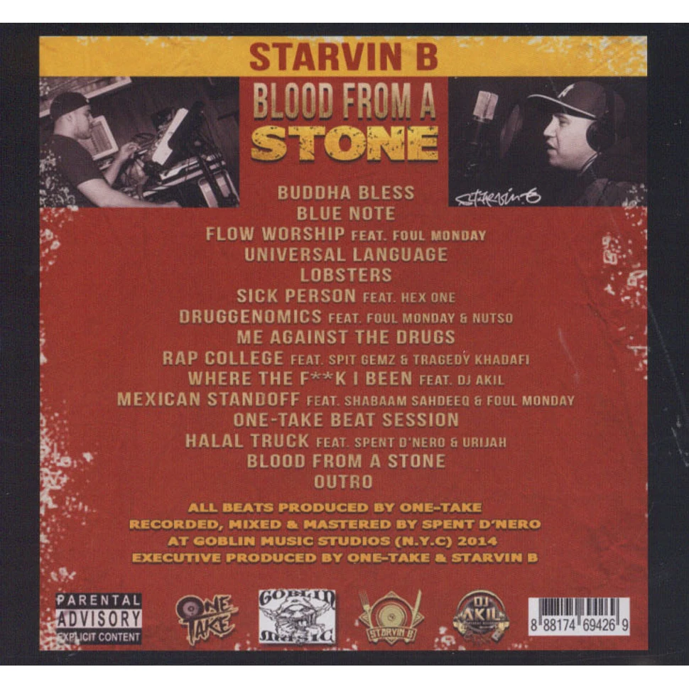 Starvin B - Blood From A Stone