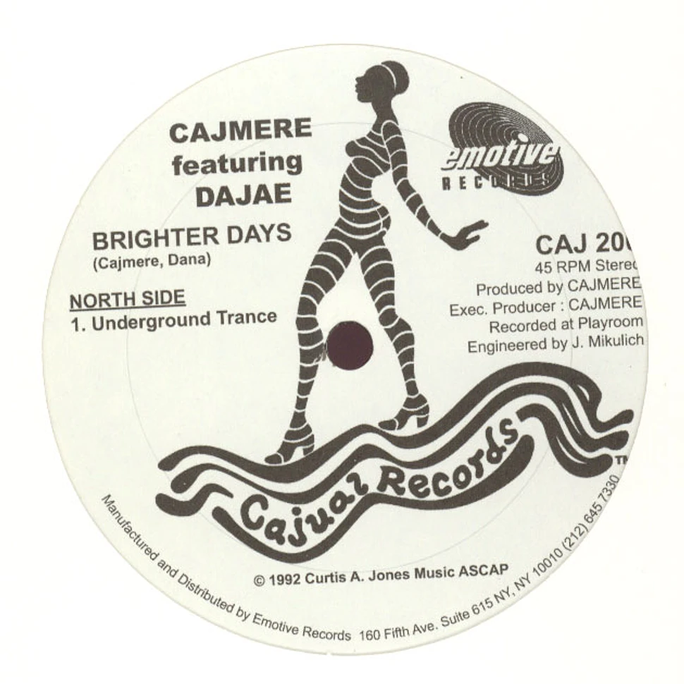 CAJMERE Brighter Days/Dream States 12 NEW VINYL Cajual Derrick