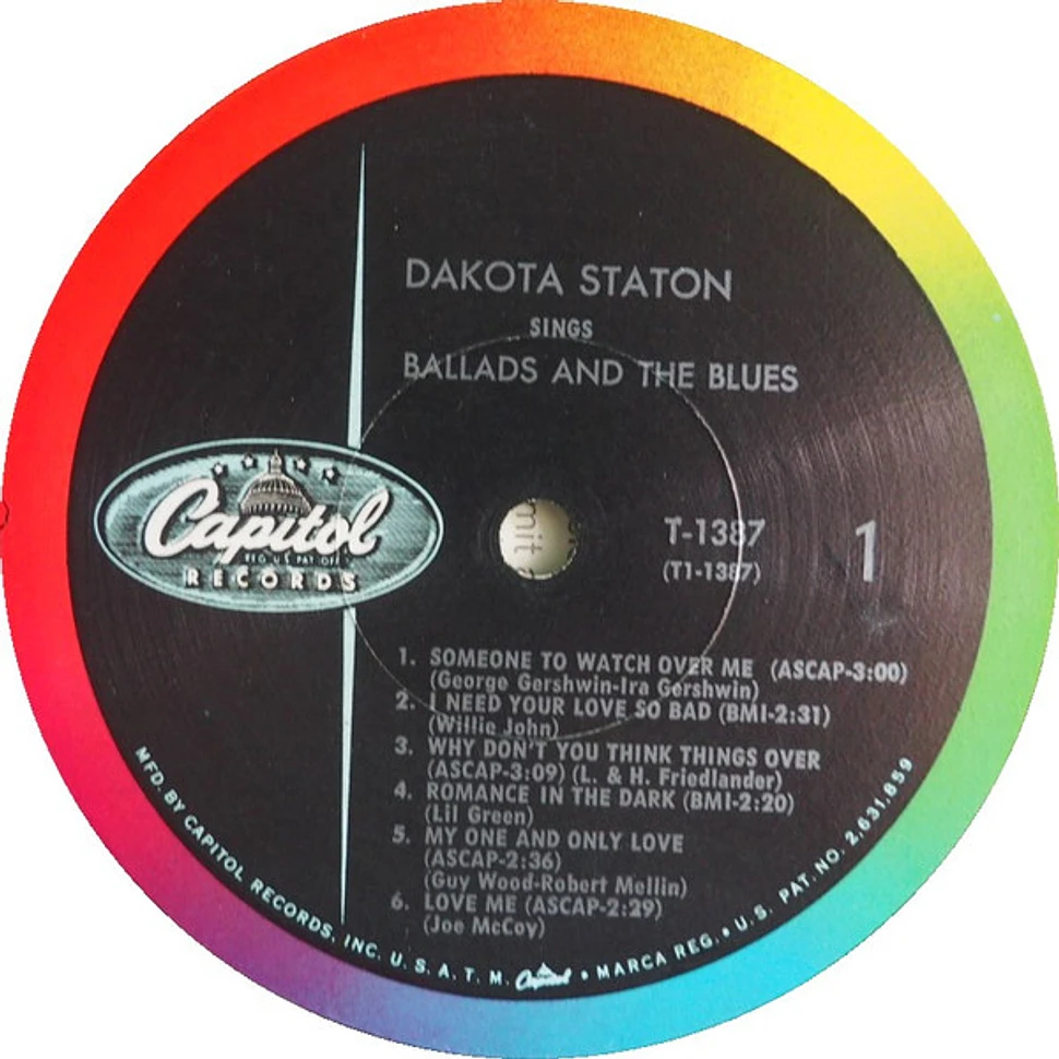 Dakota Staton - Sings Ballads And The Blues