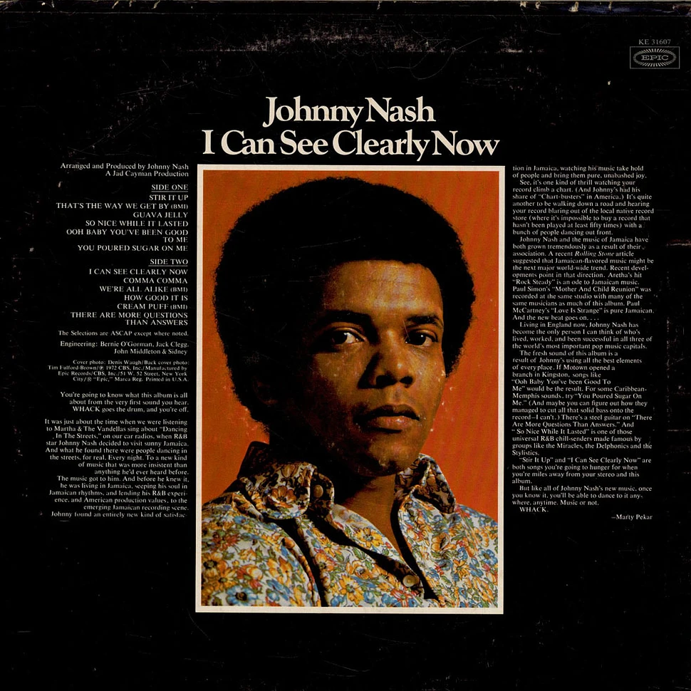 Johnny Nash - I Can See Clearly Now