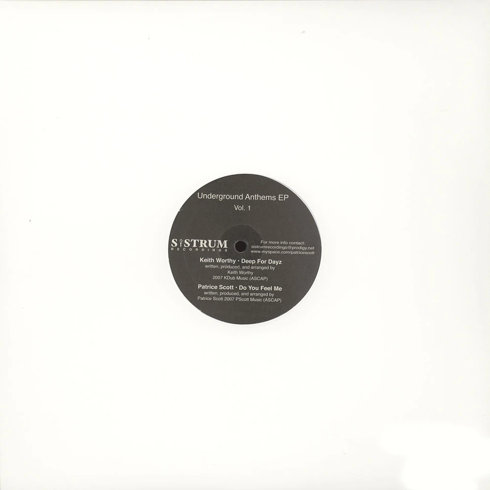 V.A. - Underground Anthems EP 2014 Reissue