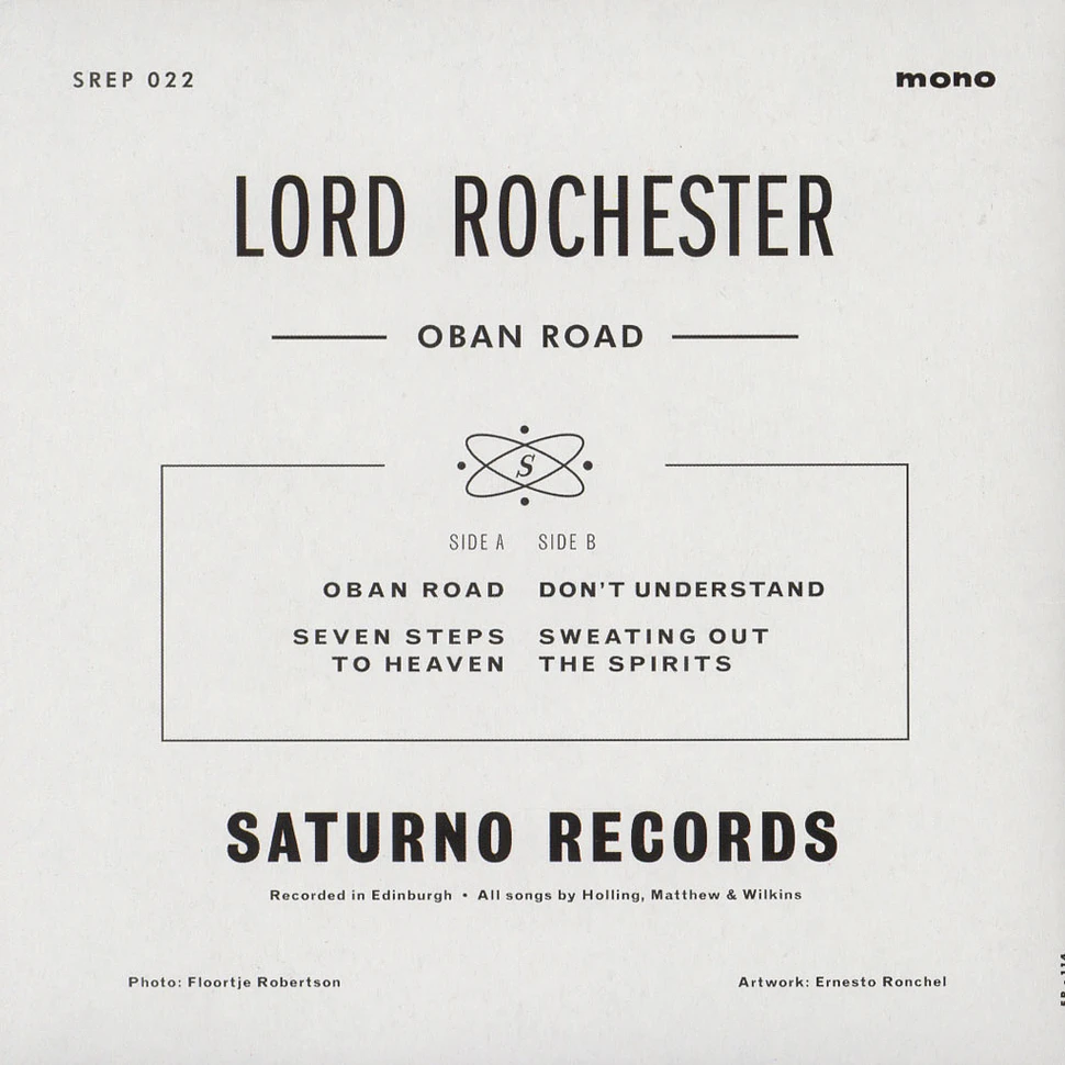 Lord Rochester - Oban Road
