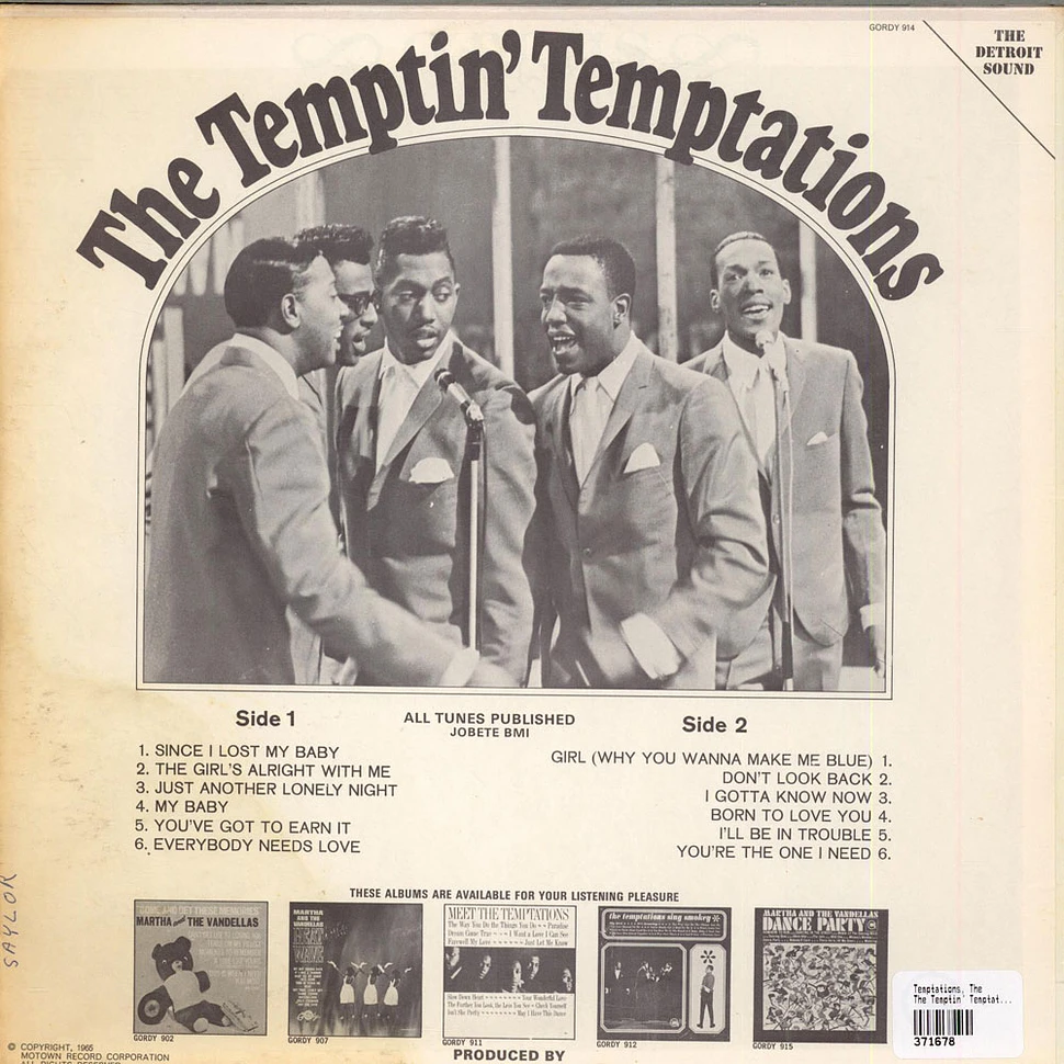 The Temptations - Temptin' Temptations