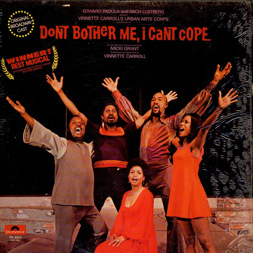V.A. - Don't Bother Me, I Can't Cope (Original Broadway Cast)