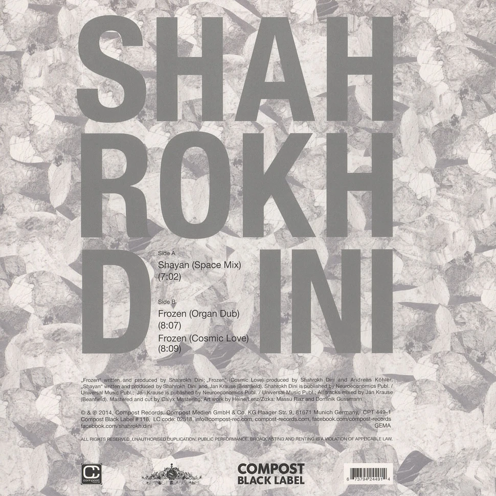 Shahrokh Dini - Black Label #116