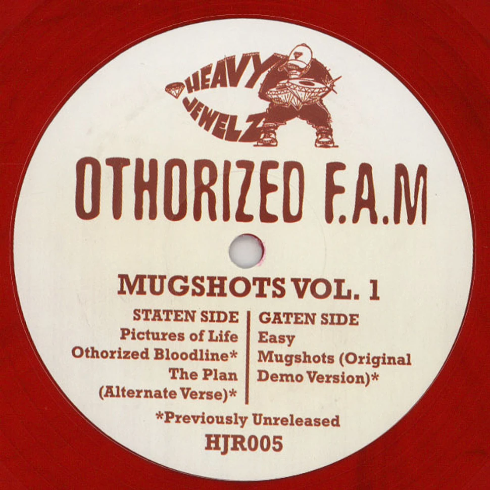 Othorized Fam - Mugshots Volume 1 Red Vinyl Version