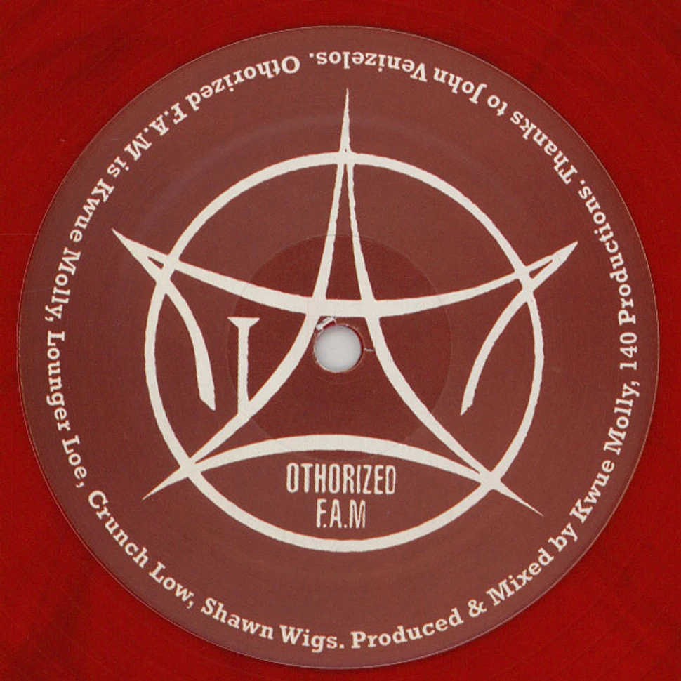 Othorized Fam - Mugshots Volume 1 Red Vinyl Version