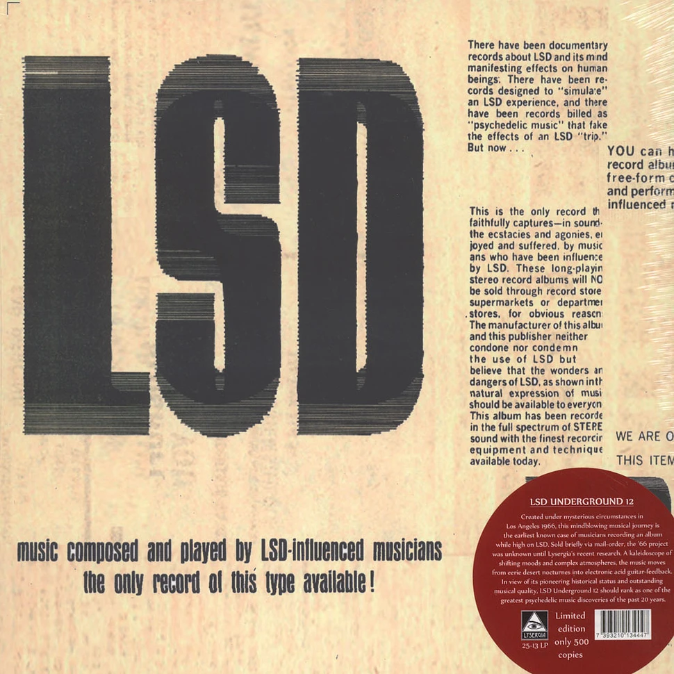 LSD Underground 12 - LSD Underground 12