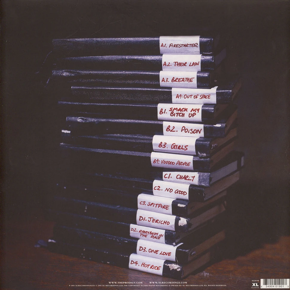 The Prodigy - Their Law - The Singles 1990-2005 Silver Vinyl Edition