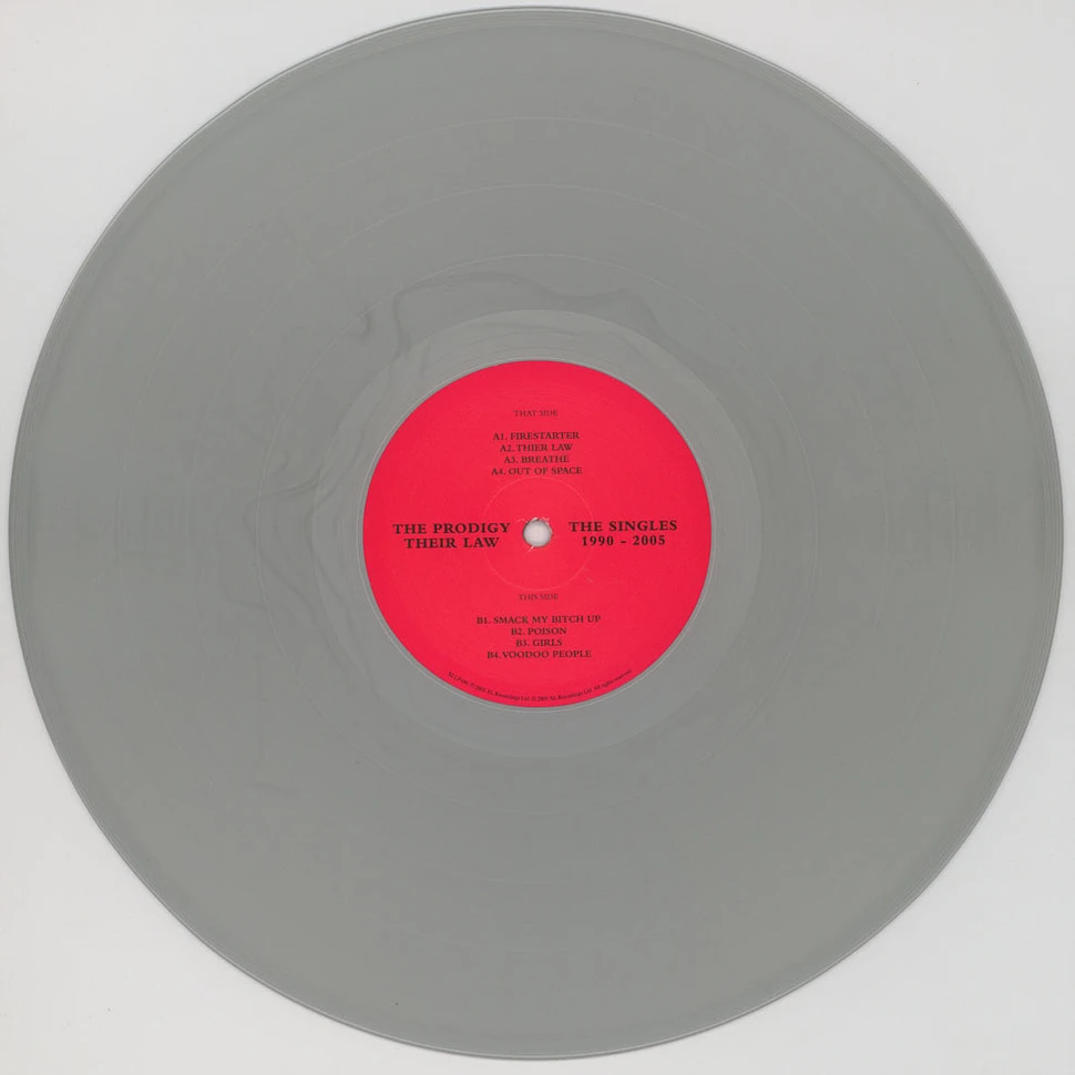The Prodigy - Their Law - The Singles 1990-2005 Silver Vinyl Edition