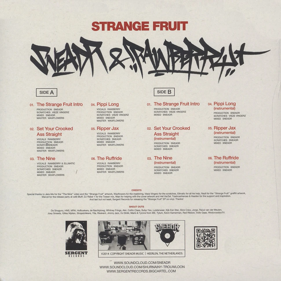 Rawberry & Sneadr - Strange Fruit EP