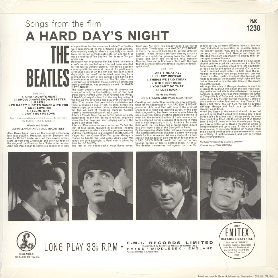 The Beatles - A Hard Day's Night Remastered Mono Edition