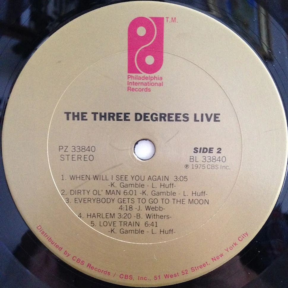 The Three Degrees - The Three Degrees Live