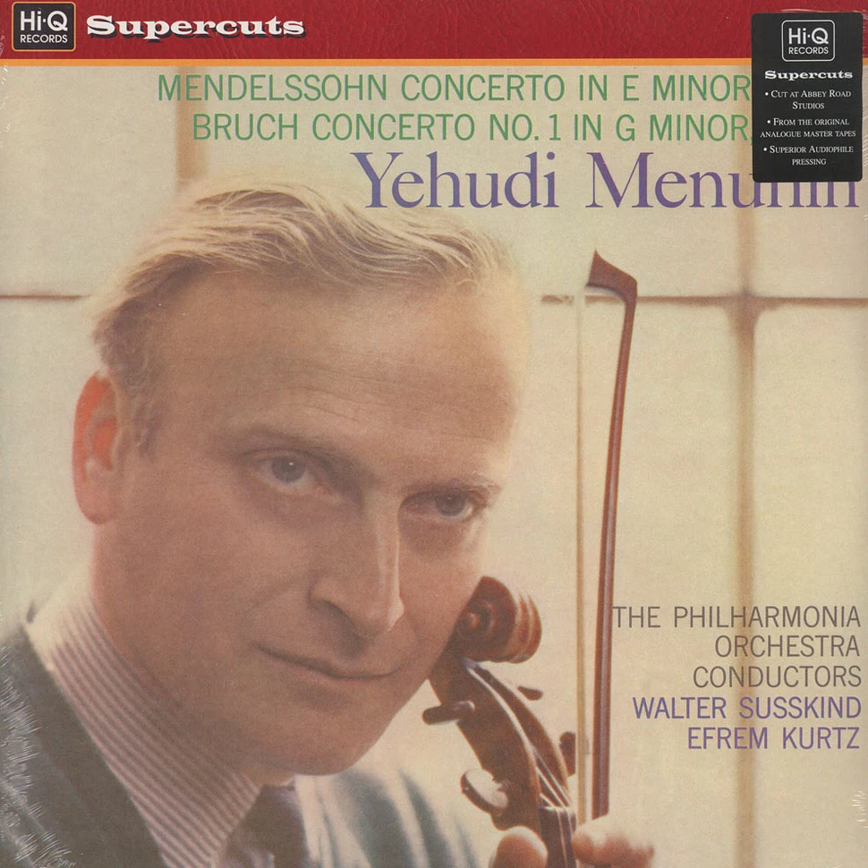 Menuhin / susskind - Mendelssohn / Bruch-Violin Concertos
