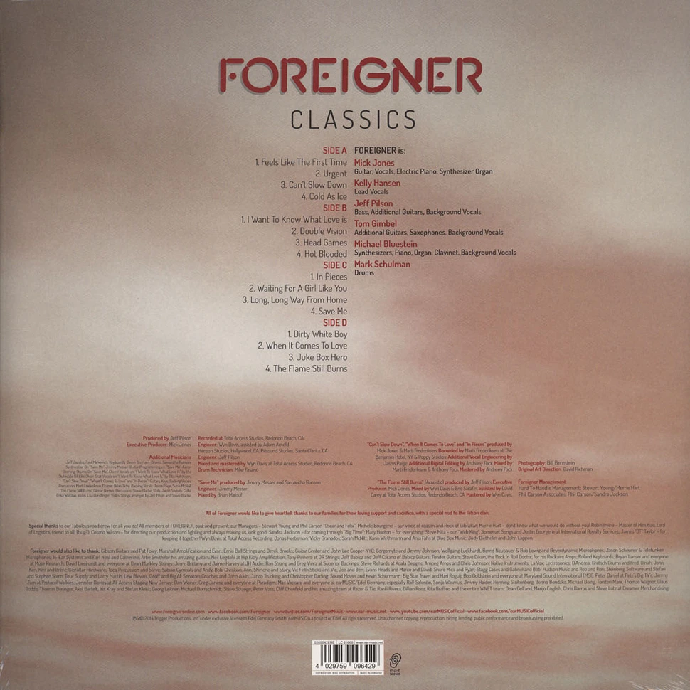 Foreigner - Foreigner Classics