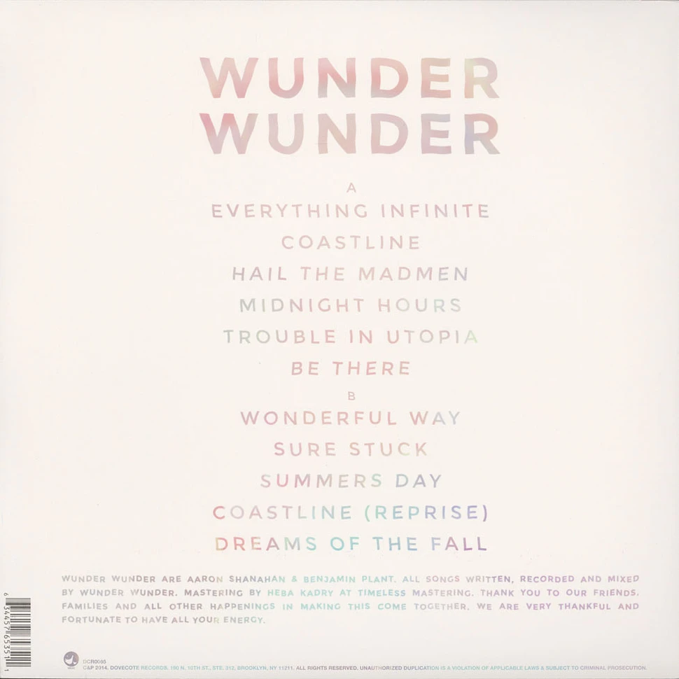 Wunder Wunder - Everything Infinite White Vinyl Edition