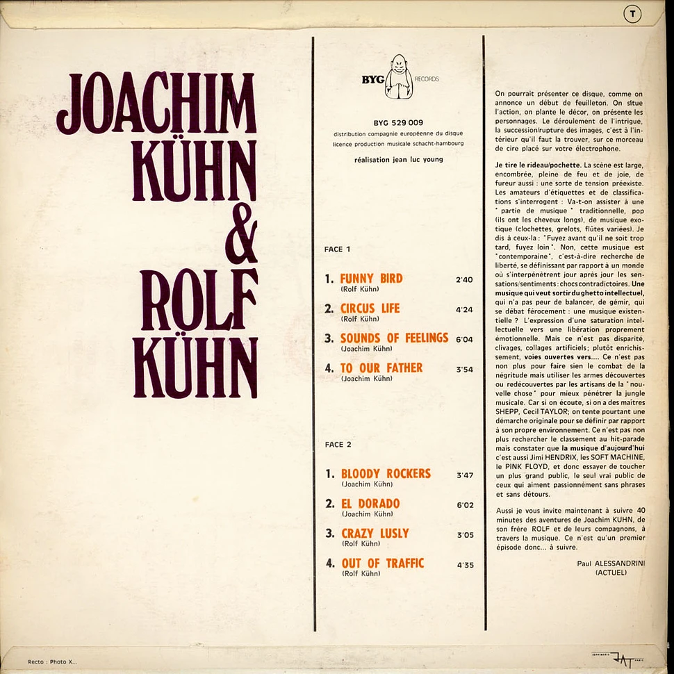 Joachim Kühn & Rolf Kühn - Bloody Rockers