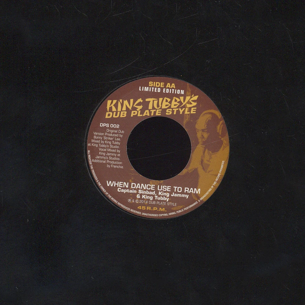 Randy Valentine / Captain Sindbad - Splice Dub Plate / When Dance Use To Ram