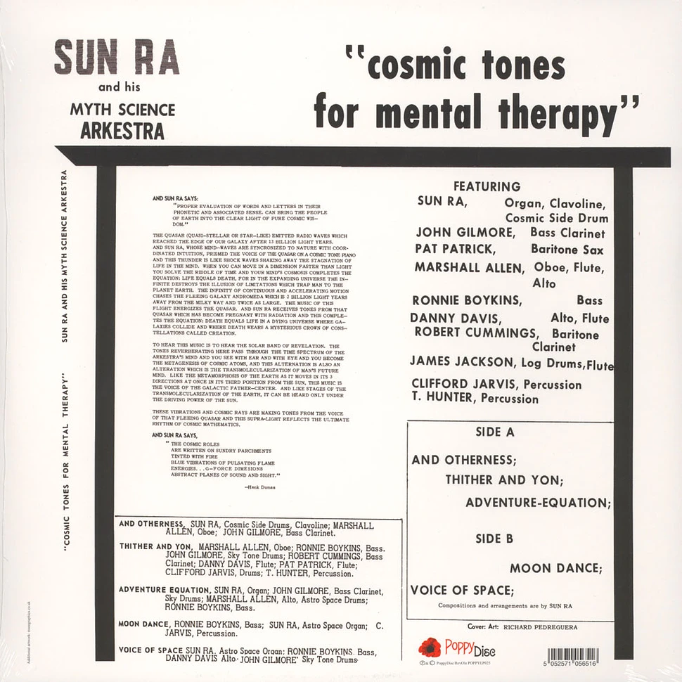 Sun Ra And His Myth Science Arkestra - Cosmic Tones For Mental Therapy