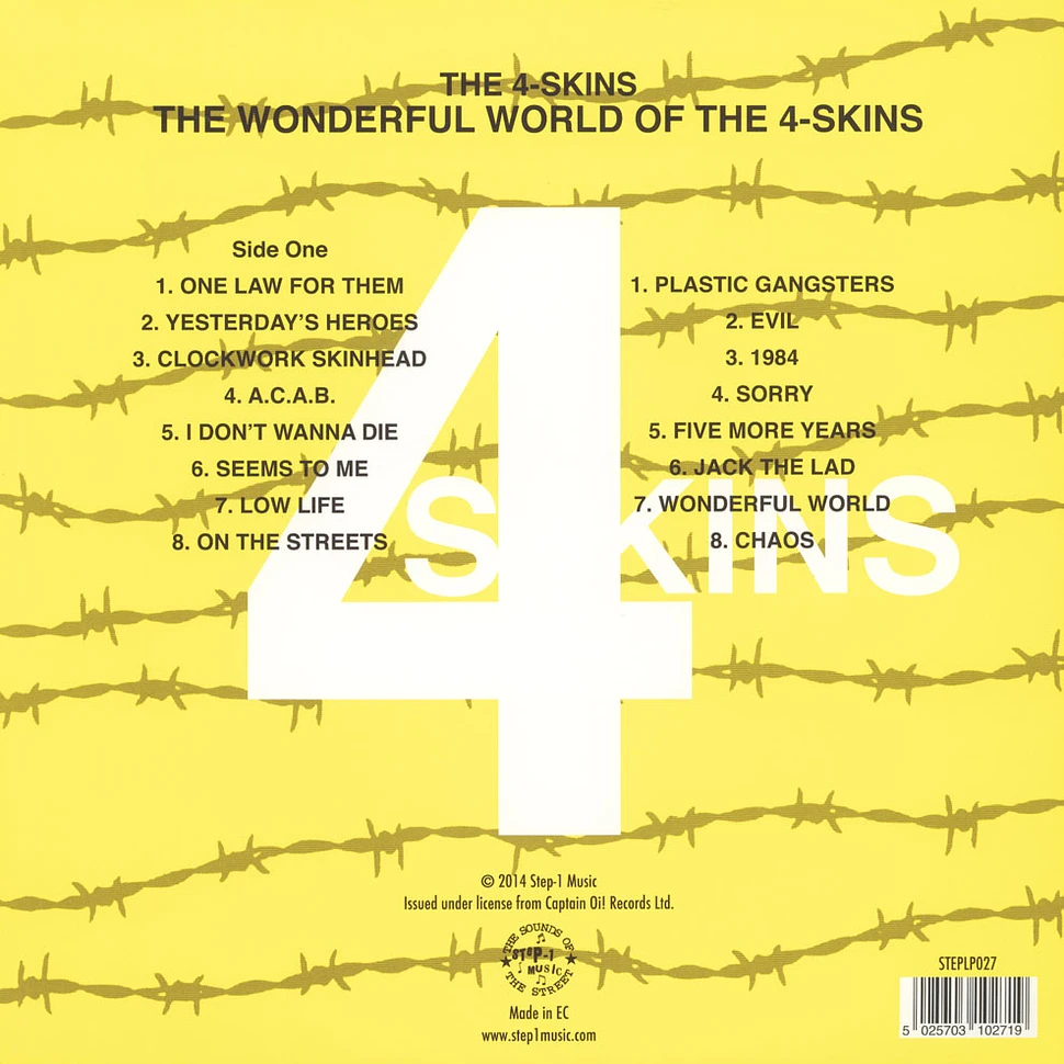 The 4 Skins - Wonderful World - The Best Of The 4 Skins