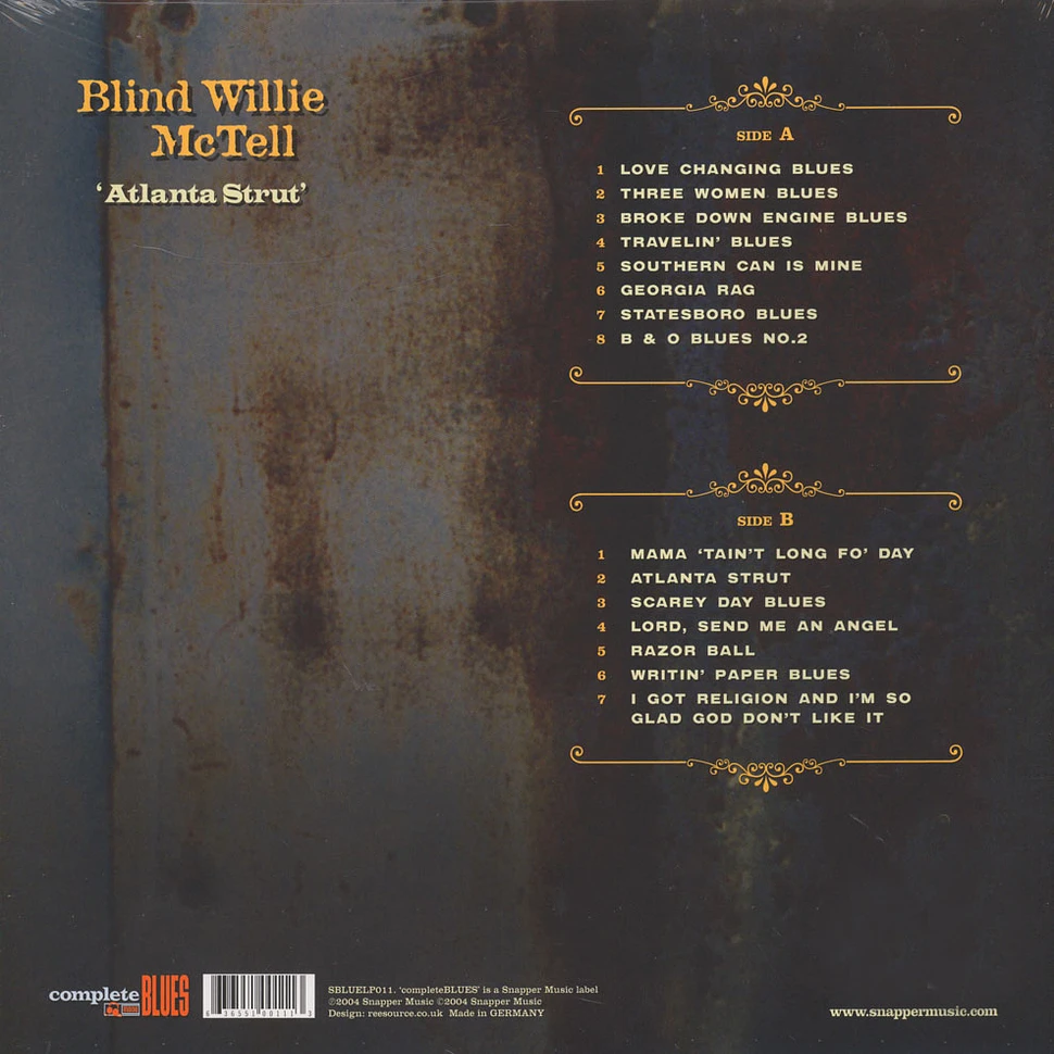 Blind Willie McTell - Atlanta Strut