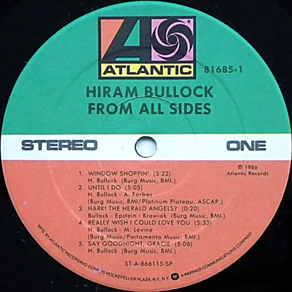 Hiram Bullock - From All Sides