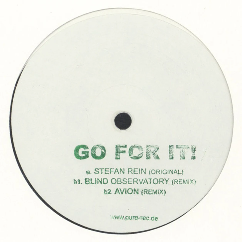 Stefan Rein - GO FOr IT! Blind Observatory + Avion Remixes