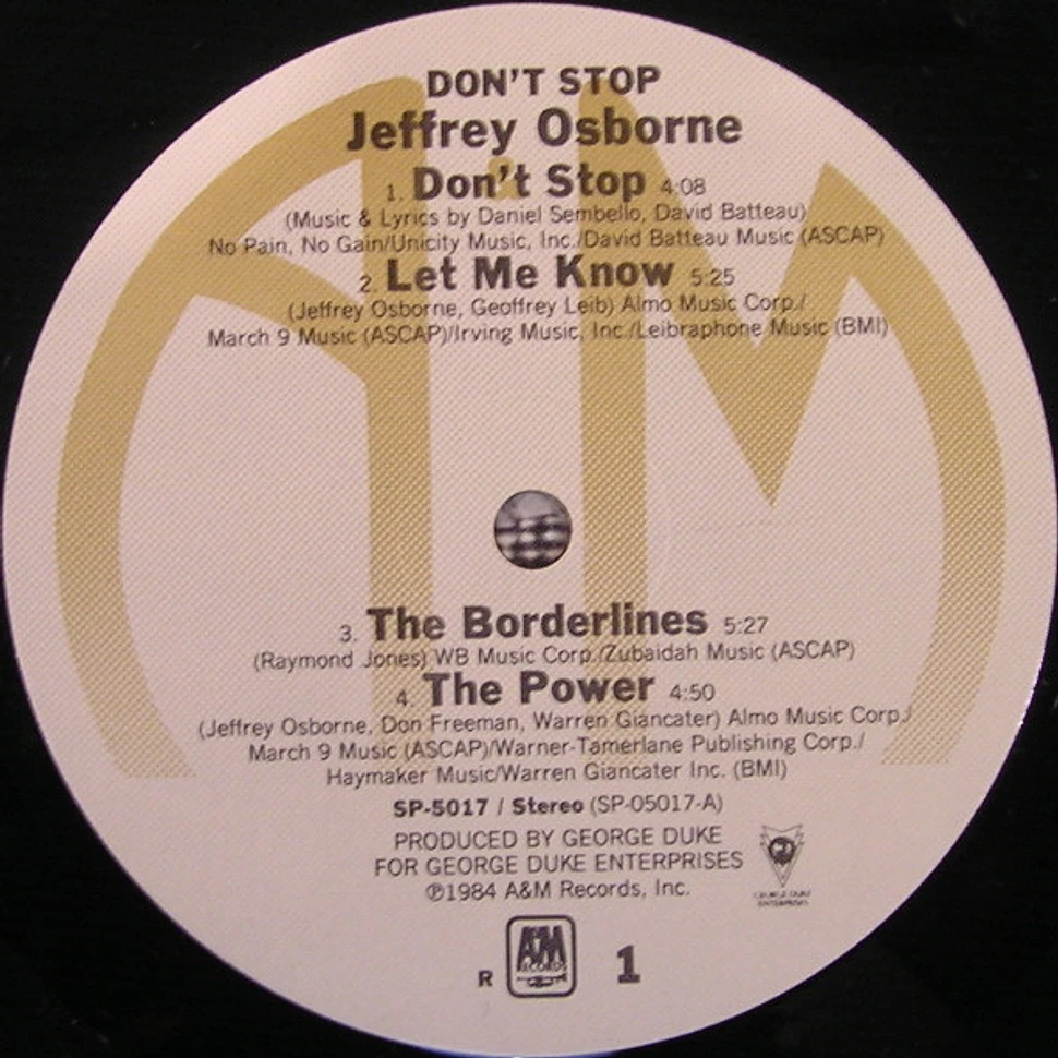 Jeffrey Osborne - Don't Stop